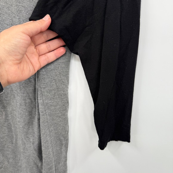 Kit and Ace Gray Black Baseball Tee Size 6 3/4 Sleeve Raglan - Picture 5 of 8